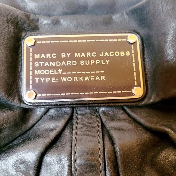 Marc by Marc Jacobs standard supply black leather large hobo bag - Picture 3 of 14